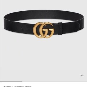 Gucci GG Marmot Wide Belt Authentic